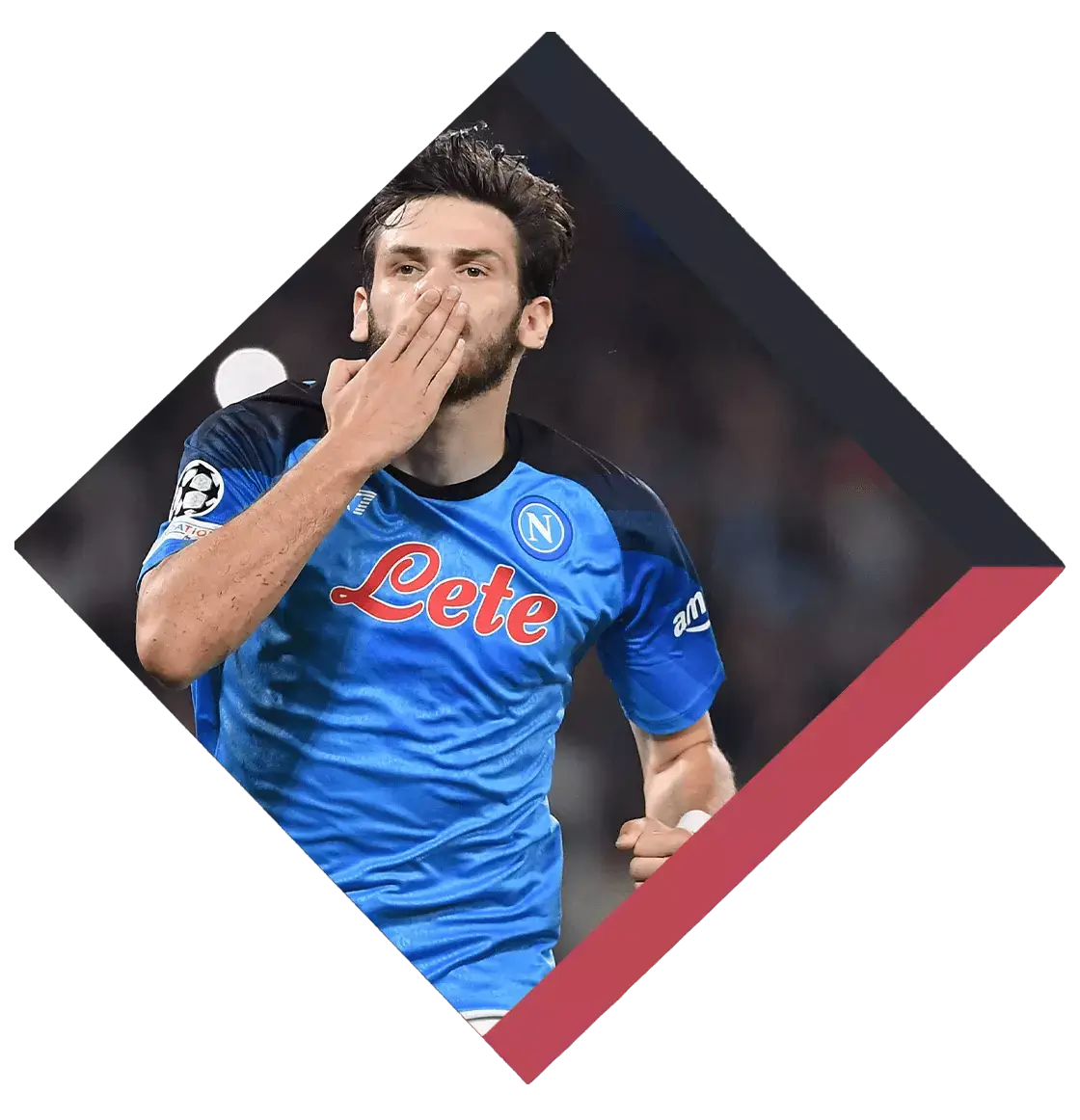 immagine che ritrae kvaratshelia, giocatore del SSC Napoli