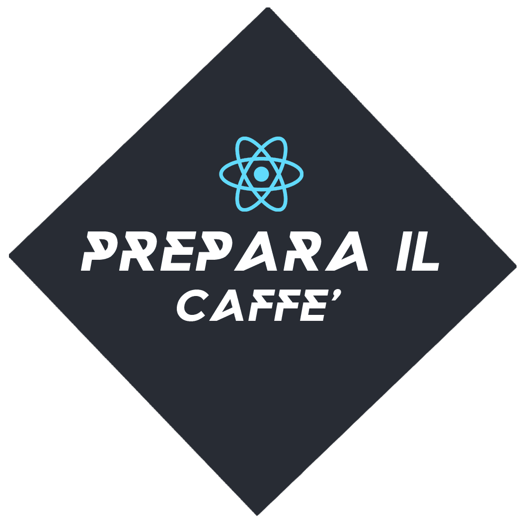 Immagine del progetto prepare il caffe, esercizio fatto in react js 